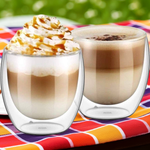 UMIGAL Dubbelwandig Glas Espressokopjes of Theeglas- 2 stuks