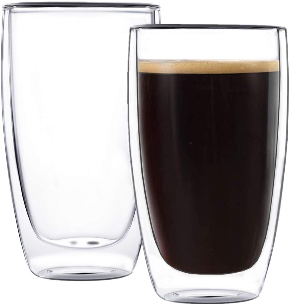 UMIGAL Dubbelwandig Glas Espressokopjes of Theeglas- 2 stuks