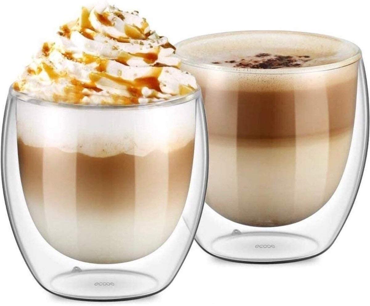 UMIGAL Dubbelwandig Glas Espressokopjes of Theeglas- 2 stuks