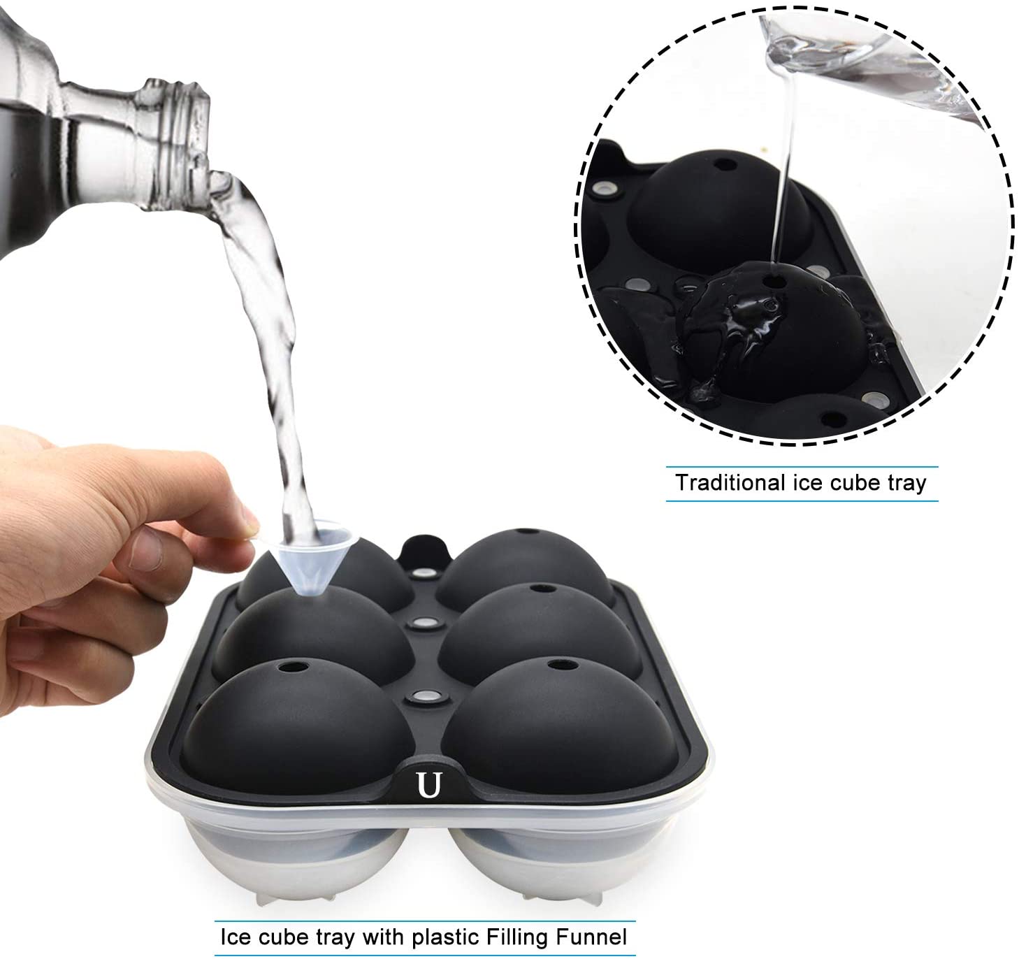 UMIGAL IJsbalvorm - Ijsmaker - Whiskey Ice Cubes Ijsballenvorm