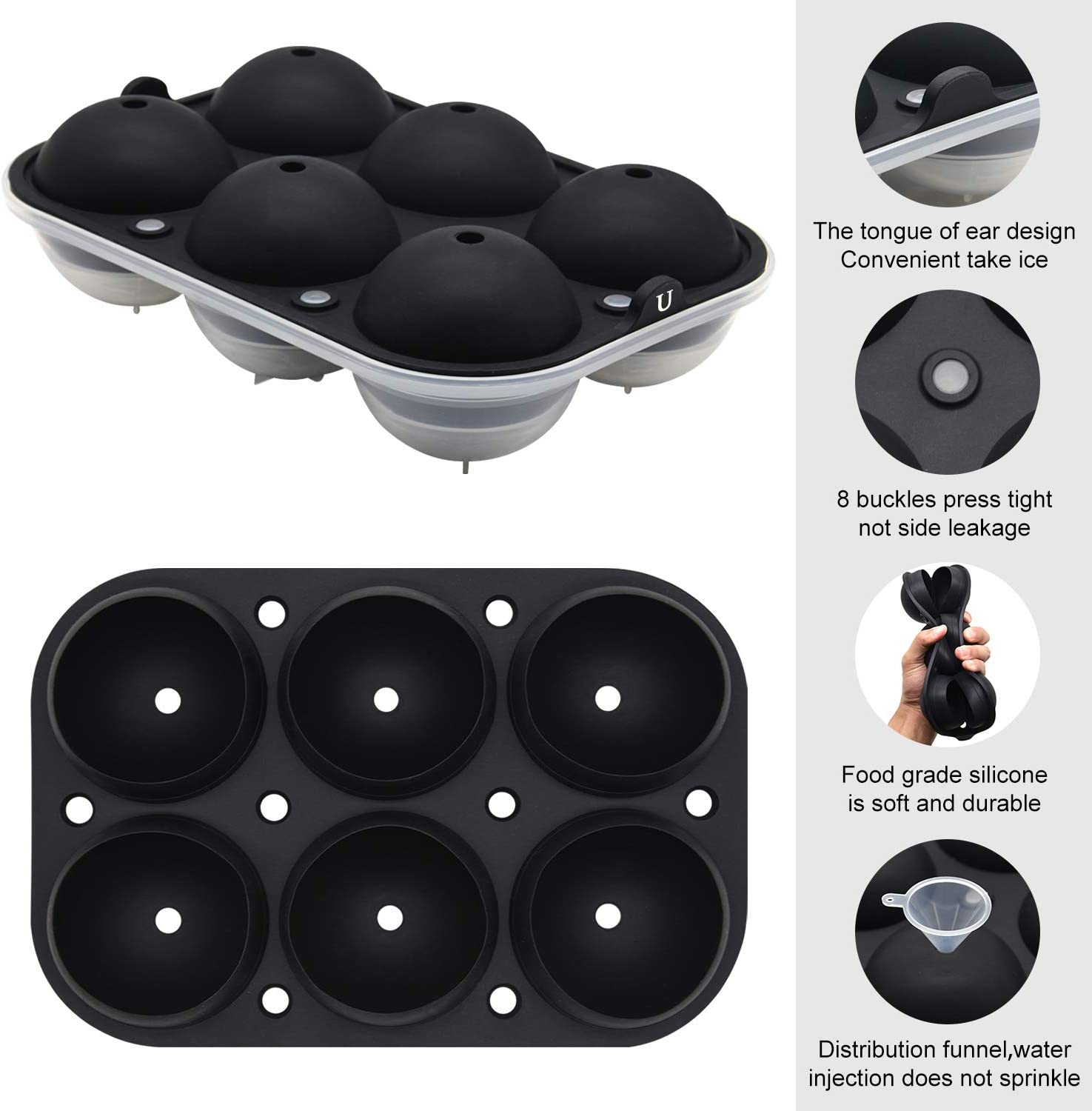 UMIGAL IJsbalvorm - Ijsmaker - Whiskey Ice Cubes Ijsballenvorm