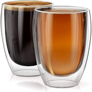 UMIGAL Dubbelwandig Glas Espressokopjes of Theeglas- 2 stuks